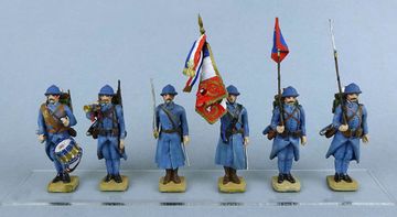Plomb Creux DC - Chasseurs Alpins - Lot De 10 Pièces - Occasion
