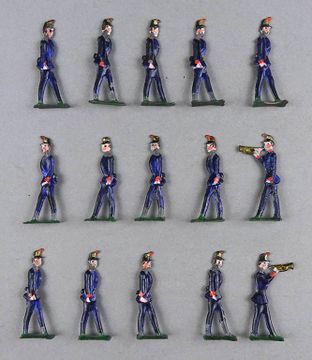 Grande Bretagne artillerie à cheval plats d'étain 30mm. - Maquettes et