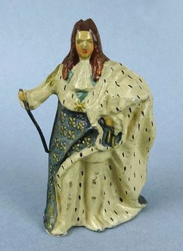 VERTUNNI FIGURINE LOUISE DE LORRAINE / antique toy soldier