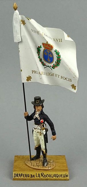 Figurines historiques Guy Renaud – Chefs Vendéens (Cathelineau, Charette, La Rochejaquelein) – peint main - Collection