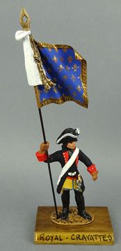 Figurine Guy Renaud Porte Drapeau – Saint Lumine De Coutais – Soldat Plomb Peint 60mm 1:32