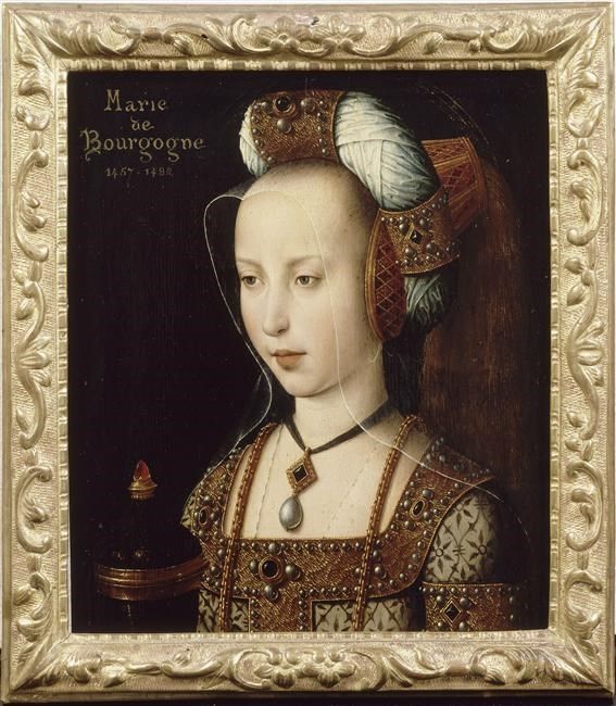 Portrait de Marie de Bourgogne en sainte Marie-Madeleine - Portrait de ...